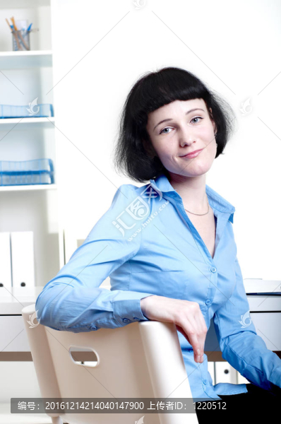 女商人在辦公