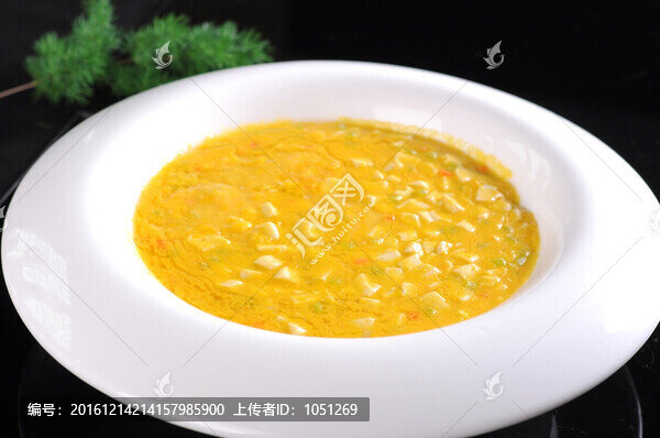 蟹黃豆花