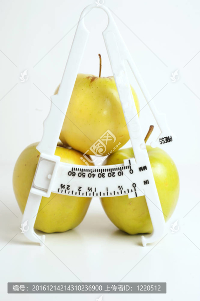綠色蘋果與身體脂肪檢查