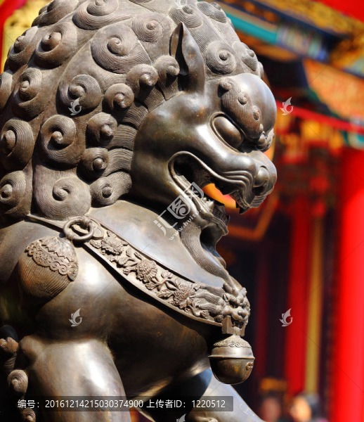 中華寺銅獅子