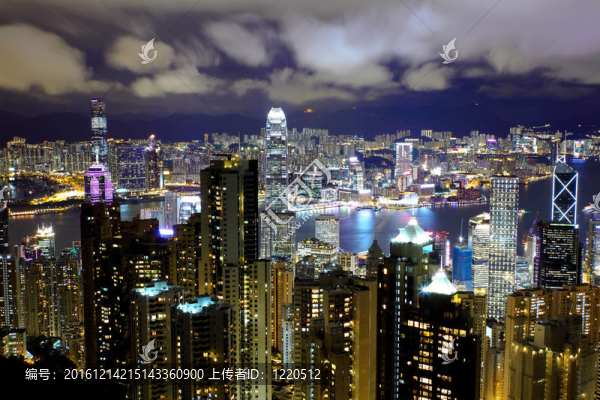 香港從高峰在晚上