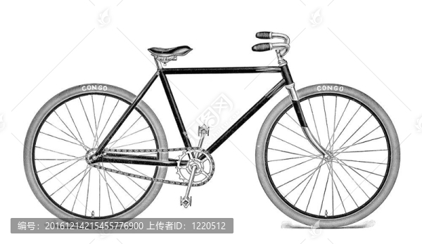 White自行車雕刻