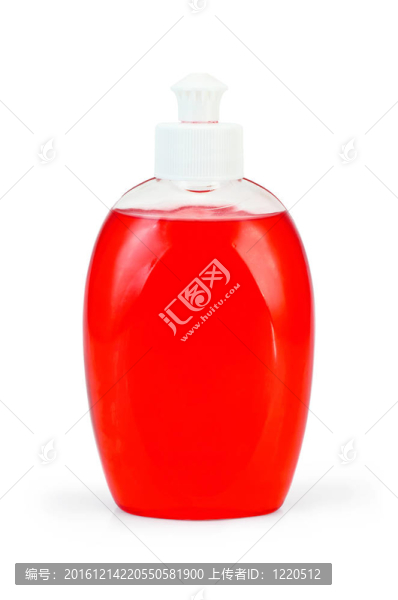 紅色的液體肥皂