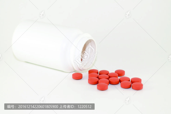 藥片和瓶