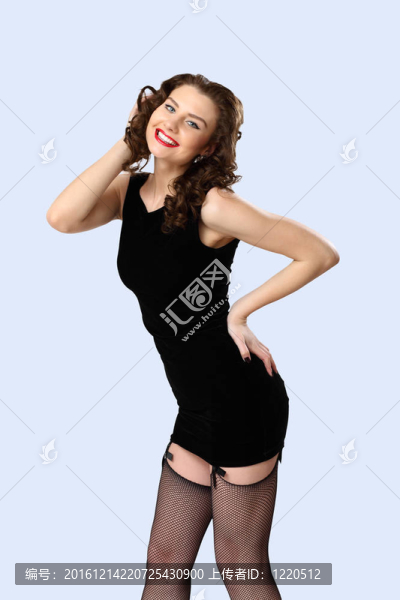 穿著復(fù)古風(fēng)格的女人