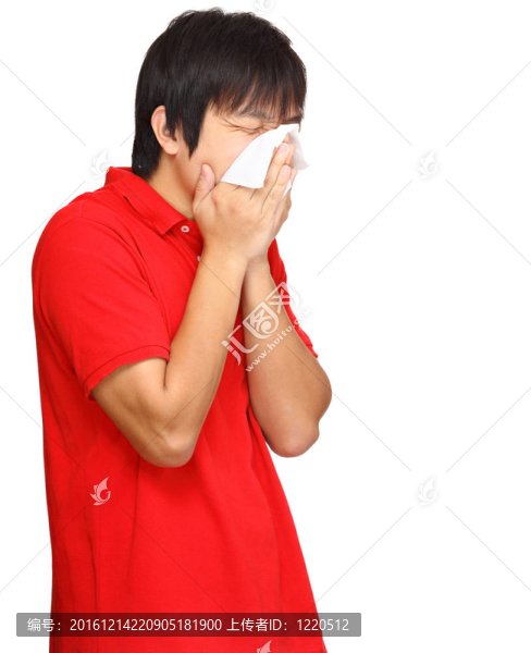 打噴嚏的人