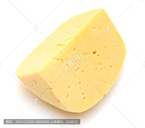 塊奶酪白色隔離