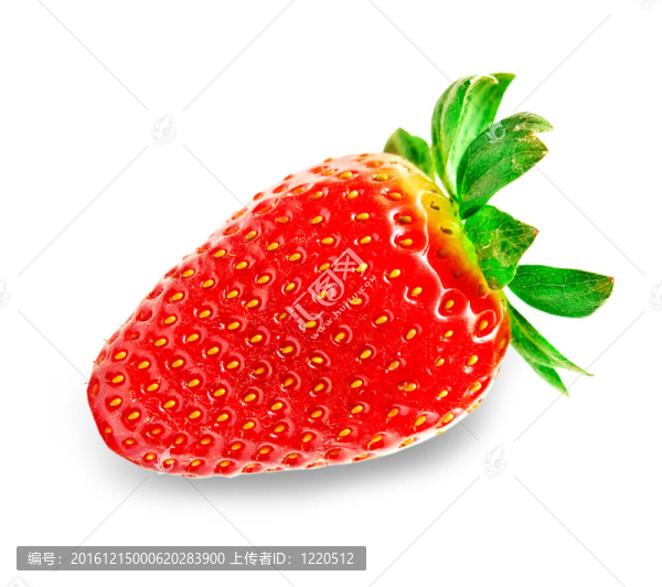 草莓孤立在白色背景