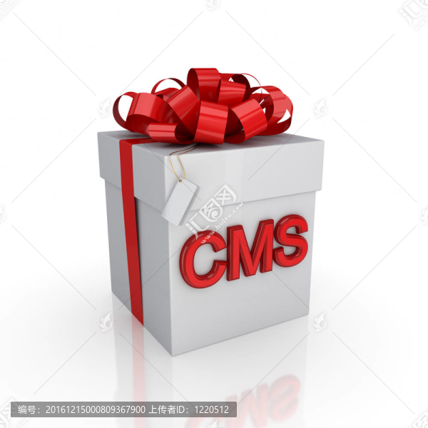 用一個簽名CMS禮品盒。