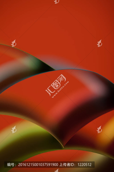 彎曲的細節(jié)；彩色紙張