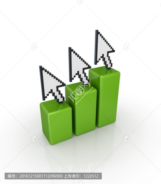 大的游標(biāo)和彩色圖形。