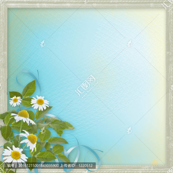 垃圾框設(shè)計(jì)美麗的雛菊