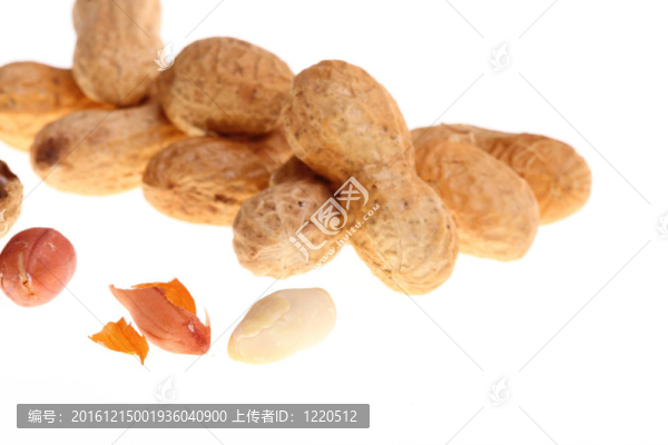 白隔花生