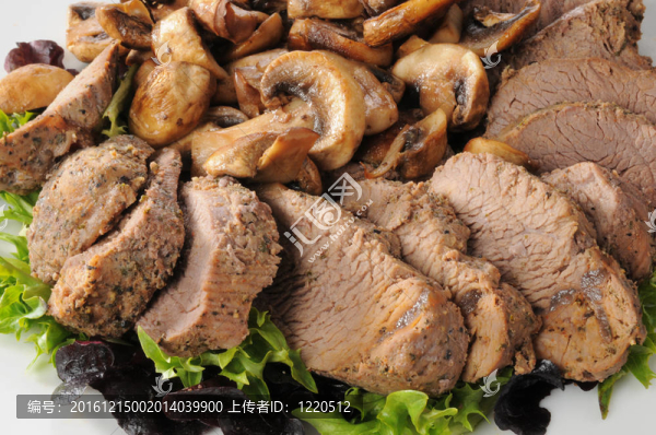 切片烤牛肉