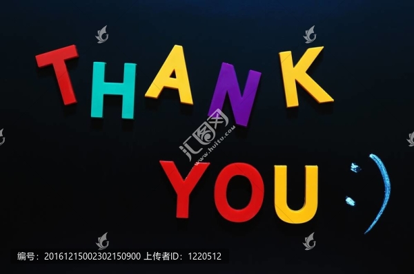 謝謝你的彩色信件