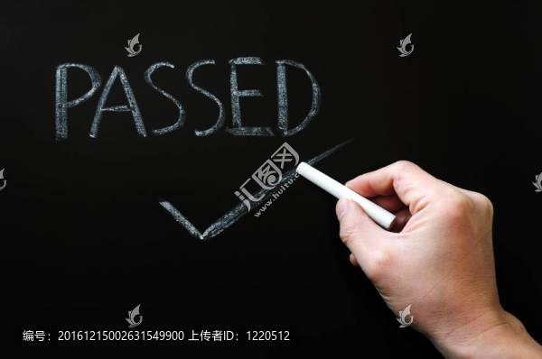 用手檢查通過
