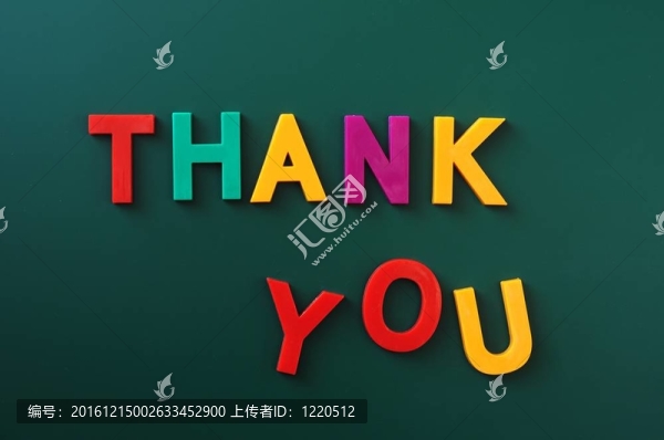 謝謝你的彩色信件