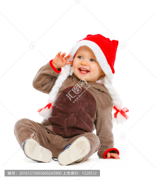 可愛(ài)的Santa娃娃可愛(ài)的帽子
