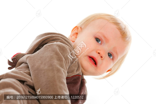 哭泣嬰兒的肖像