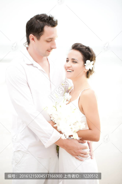 年輕的新婚夫婦