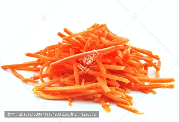 磨碎的胡蘿卜