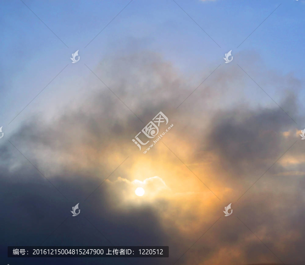 有云的天空