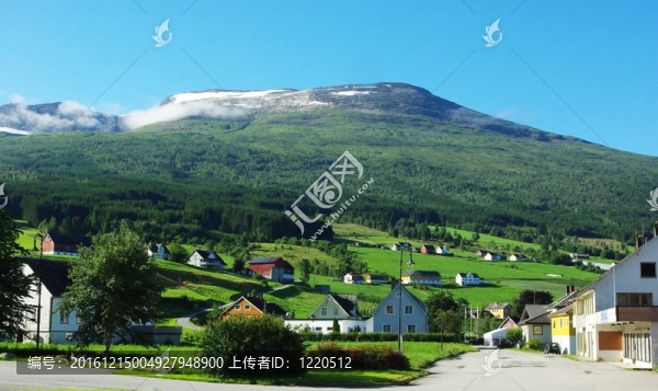 Invik傳統(tǒng)的木制房屋；挪威