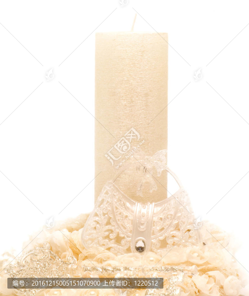 婚禮背景與蠟燭