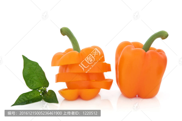 橙色的辣椒