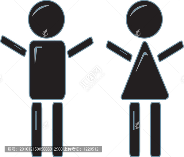 男女人物