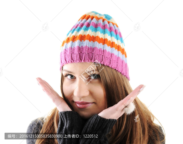 美麗少女的畫像；冬裝