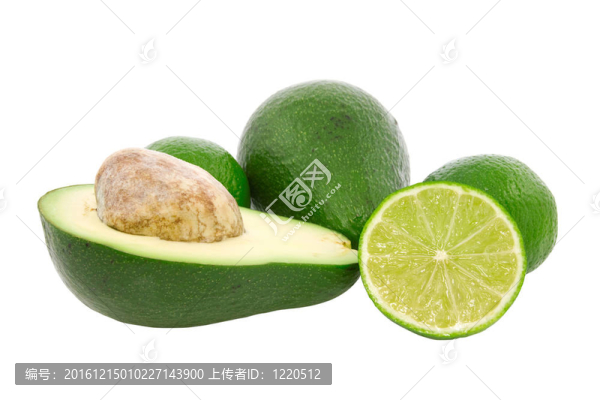 鱷梨和綠檸檬