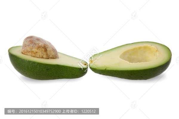 鱷梨果實(shí)的兩半