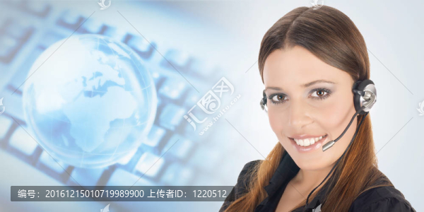 美麗的客戶代表