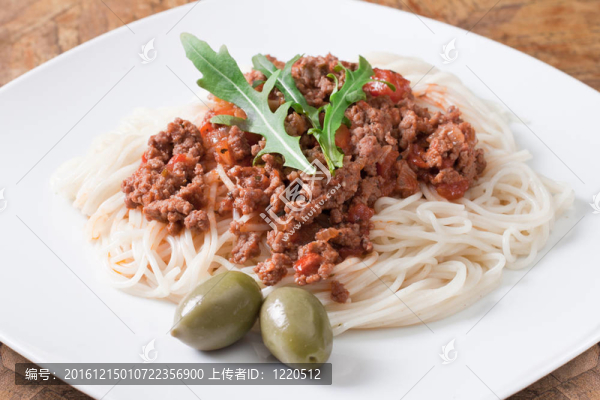 意大利面阿拉肉醬