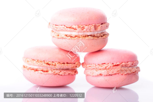 粉紅色的macaroones