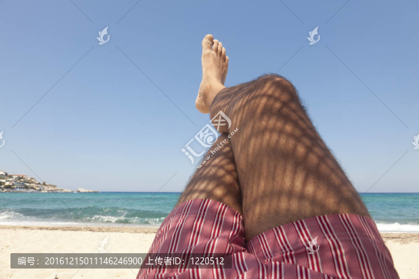 男人的腿