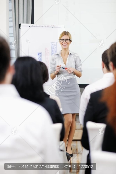 商務(wù)女性演示