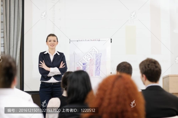 商務(wù)女性演示