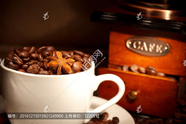背景咖啡機