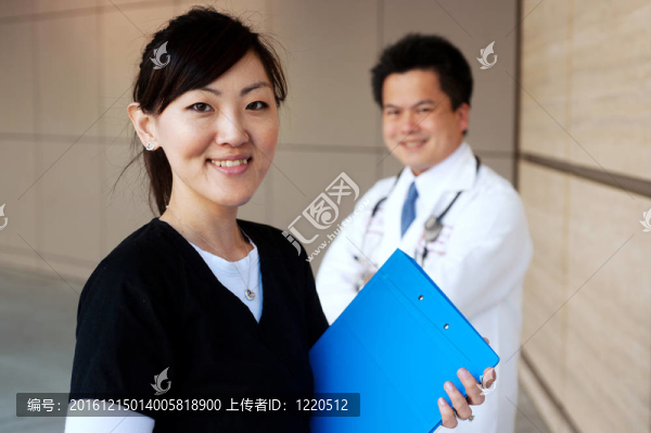 亞洲護(hù)士背景