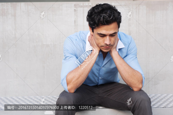失意的年輕商人