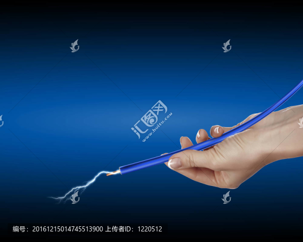 隨著電力sparkls電線