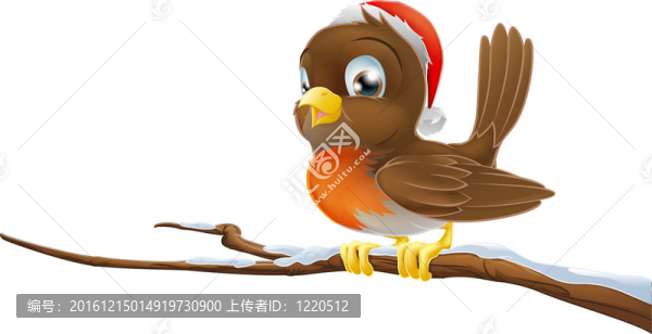 圣誕節(jié)的知更鳥