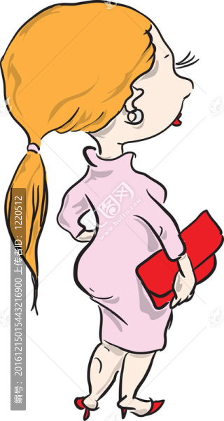 紅頭發(fā)的女人