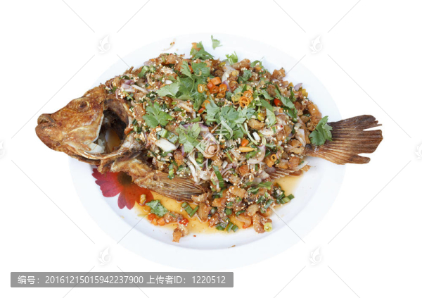 香煎泰式紅羅非魚沙律
