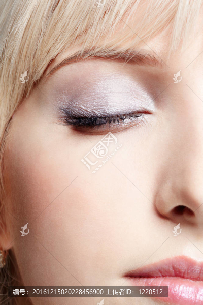 健康肌膚的女人