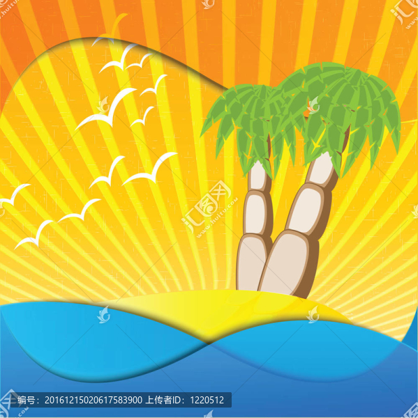 島上的海洋