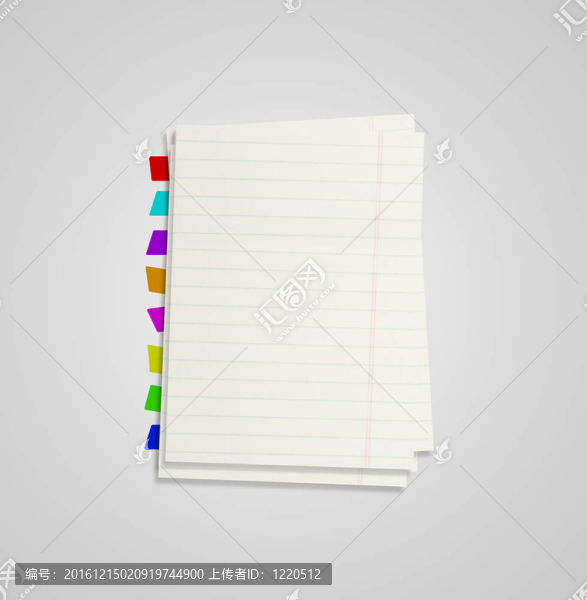 筆記本上的一些書(shū)簽