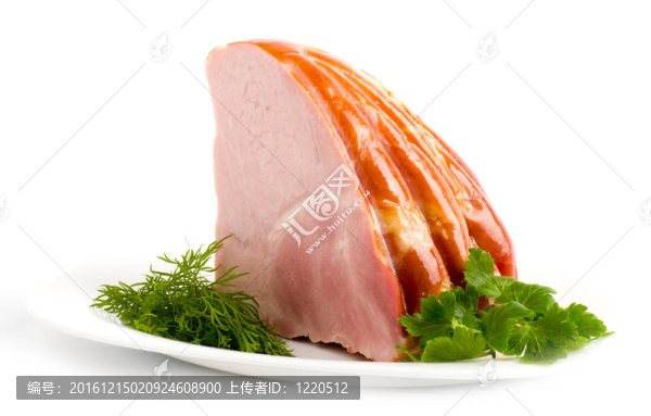 美味的熏肉和蒔蘿